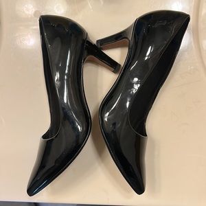 Clark’s Black Patent Leather Heels